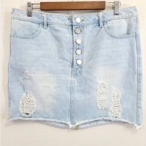 Denim Mini Skirt